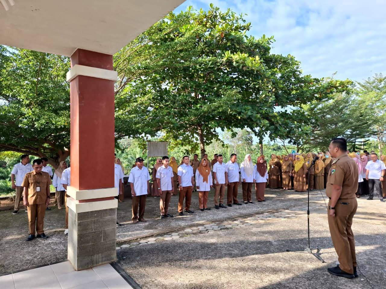 Senin 5 Januari 2026 Apel Gabungan Lintas Sektor Se-Kecamatan Ranah Ampek Hulu Tapan