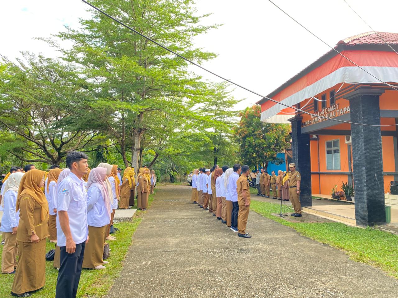 Senin 2 Februari 2026 Apel Gabungan Lintas Sektor Se-Kecamatan Ranah Ampek Hulu Tapan