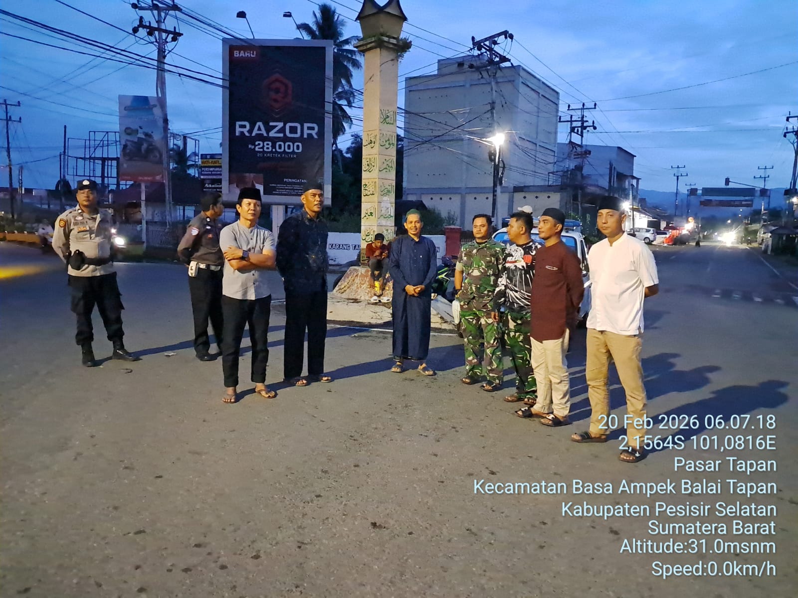 Jumat 20 Februari 2026 Telah Dilaksanakan Patroli Gabungan Terkait Ketertiban dan Keamanan Masyaraka